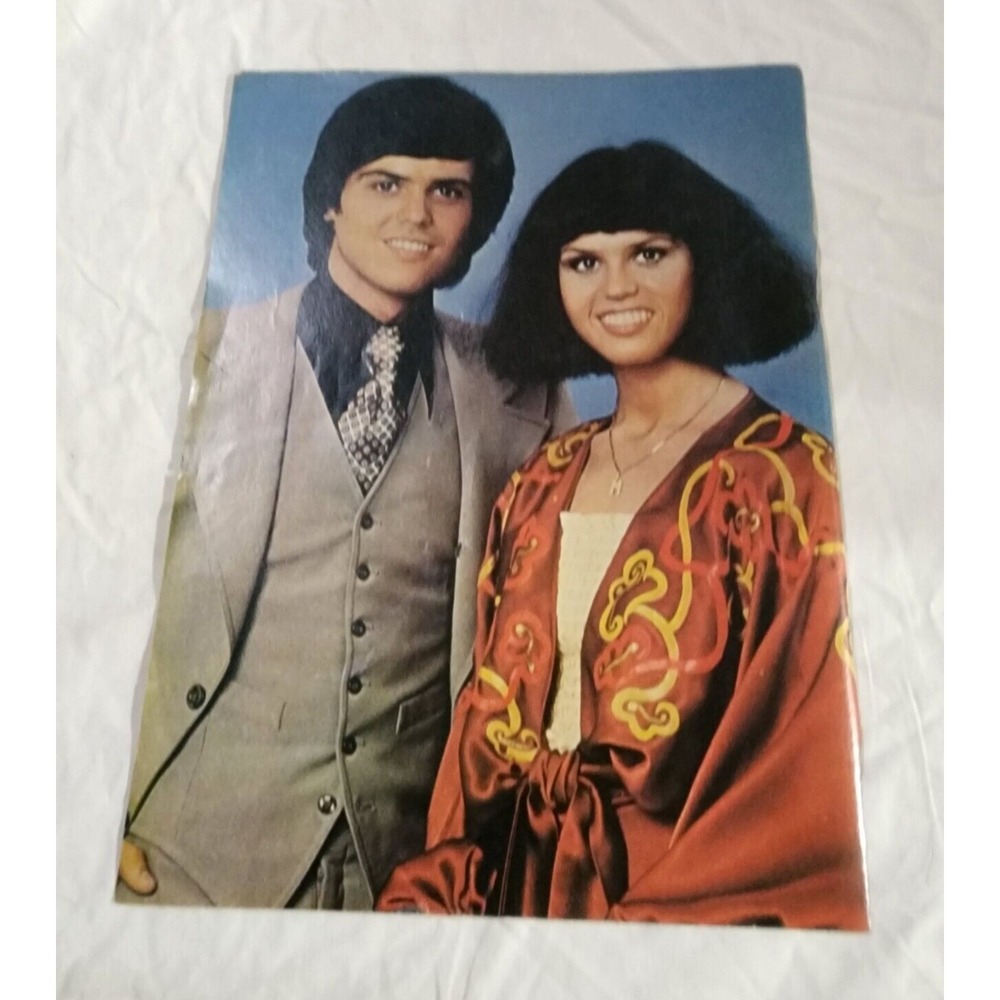 Donny and Marie Osmond pinup clipping vintage 1970s 8x10